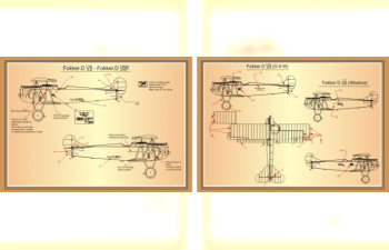 Декаль Fokker D VII Part 2 The complete set 3 leaf