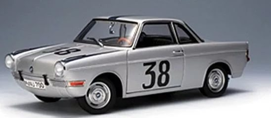 BMW 700 RENNSPORT COUPE FLUGPLATZRENNEN INNSBRUCK 1960' HANS STUCK #38