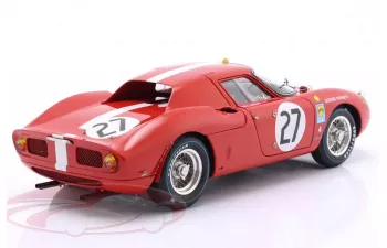 FERRARI 250lm 3.3l V12 Ch.s N6119 Team Scuderia Filipinetti N 27 6th Le Mans (1965) Dieter Spoerry - Armand Boller, Red