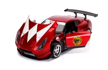 NISSAN Skyline GT-R R35 (2009) с фигуркой Red Ranger 