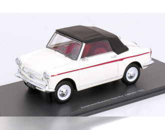 AUTOBIANCHI Bianchina Convertible Eden Roc (1962), creme-white red