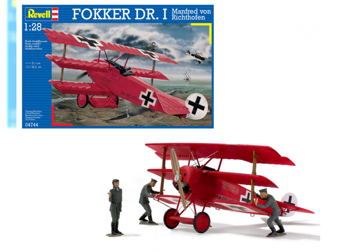 Сборная модель Самолет Fokker Dr.I "Richthofen"