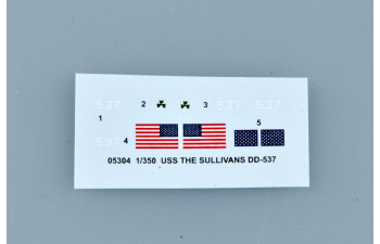 Сборная модель Американский эсминец USS THE SULLIVANS DD-537