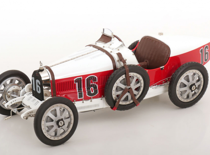 BUGATTI T35 №16 Grand Prix Nation Colour Project, Monaco, white red