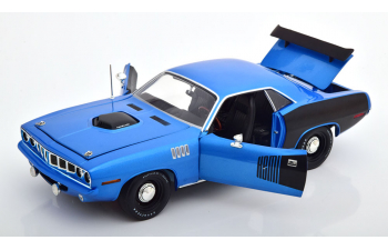 PLYMOUTH Hemi Cuda (1971), blau/schwarz