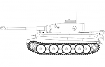 Сборная модель ранняя версия Тигра-1 - Операция Цитадель