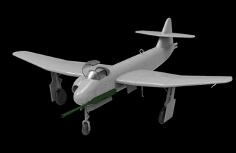 Сборная модель Blohm & Voss BV P178 Bomber Interceptor Jet w/MK-214 50mm Cannon