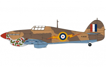 Сборная модель Британский истребитель Hawker HURRICANE Mk.I TROP