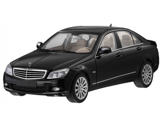 MERCEDES-BENZ C-Klasse Saloon Elegance W204 (2007), black obsidian