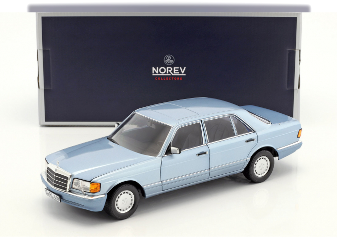 MERCEDES-BENZ 560 SEL (W126) 1991 Pearl Blue Metallic