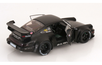 PORSCHE 911 RWB Darth Vader (2022), matt-black