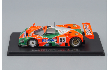 MAZDA 787B RENOWN Weidler -Herbert-Gachot #55 победитель Le Mans 1991