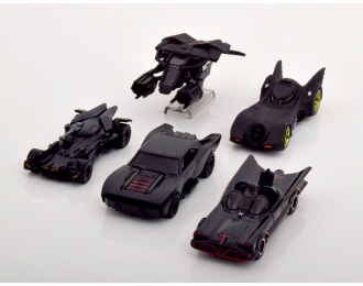 BATMAN 5-Car Batmobil Set in gift Box