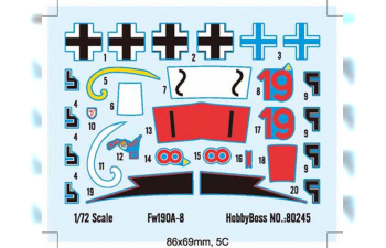 Сборная модель Fw190A-8 Easy Assembly