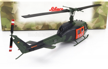 BELL Uh1d Helicopter Sar Search And Rescue Military (1984), Military Green Orange