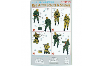 Сборная модель Разведчики и снайперы Красной Армии