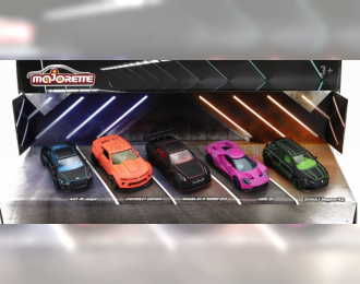 NISSAN Set 5x Gt-r Nismo Gt3 (2018) - AUDI R8 Coupe (2018) - FORD Gt (2020) - RENAULT Megane Rs (2019) - CHEVROLET Camaro (2020), Various