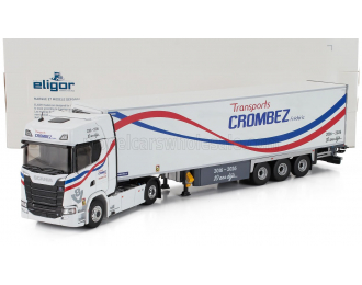 SCANIA S500 Truck Semi-frigo Crombez Transports (2021), White