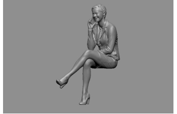 Фигурка Девушка с телефоном. (под покраску)