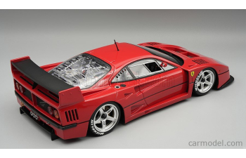 FERRARI F40 LM Press Version (1996) - Open rear trunck and engine part - close with magnetic system