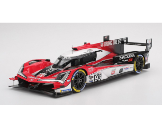 ACURA Arx-06 Gtp 2.4l Twin Turbo V6 Team Meyer Shank Racing №93 Imsa 12h Sebring (2025) Alex Palou - Renger Van Der Zande - Nick Yelloly, Red White Black