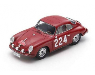 Porsche 356B T6 Carrera 2 #224 Monte Carlo Rally 1964 G. Klass - H. Wencher