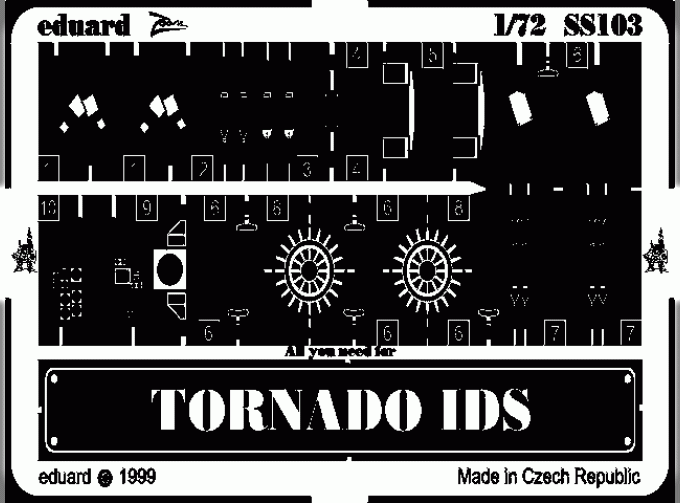 Фототравление для Tornado Ids/ Gr. Mk.1