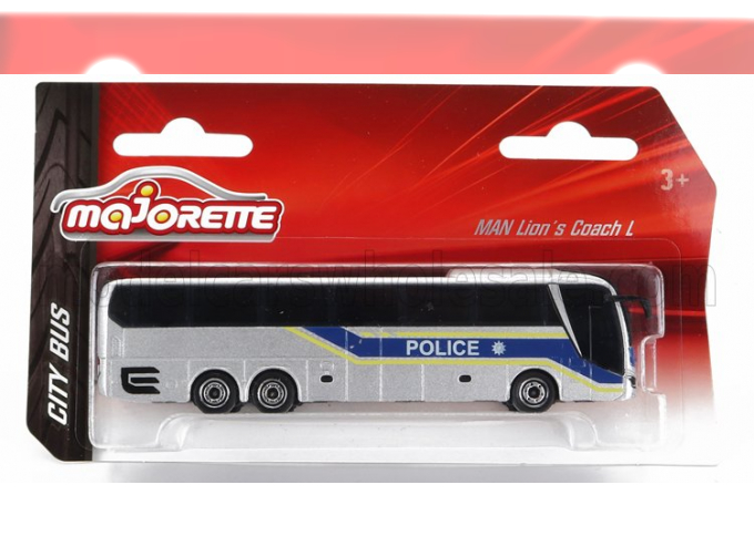 MAN Lion's Coach L Autobus Police (2010), Silver Blue