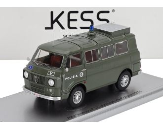 ALFA ROMEO F-12 MINIBUS 1-SERIES - POLIZIA - POLICE (1970), olive