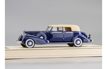 Cadillac V16 Convertible Sedan Fleetwood 1934 (dark blue)