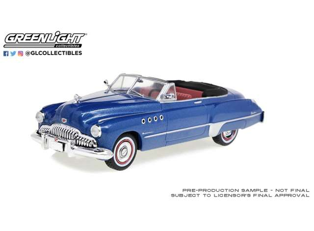 Buick Roadmaster Convertible, Elan Blue Metallic 1949