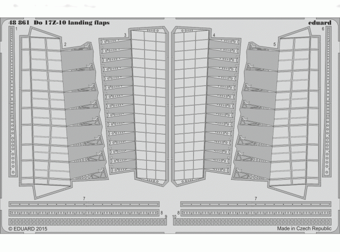 Фототравление Do 17Z-10 landing flaps