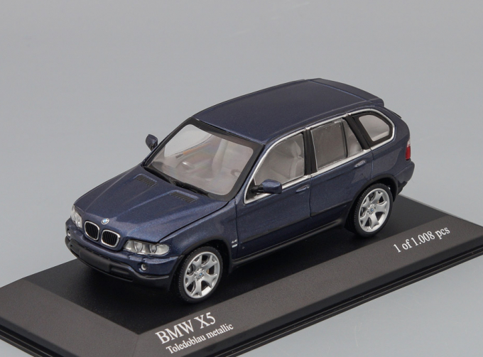 BMW X5 4.4i E53 (1999), blue metallic