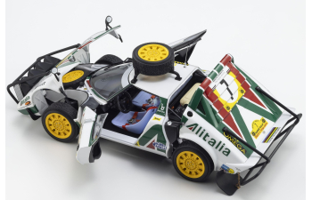 LANCIA Stratos Hf Alitalia (night Version) №7 3rd Rally Safari (1977) Sandro Munari - Piero Sodano, White Green Red