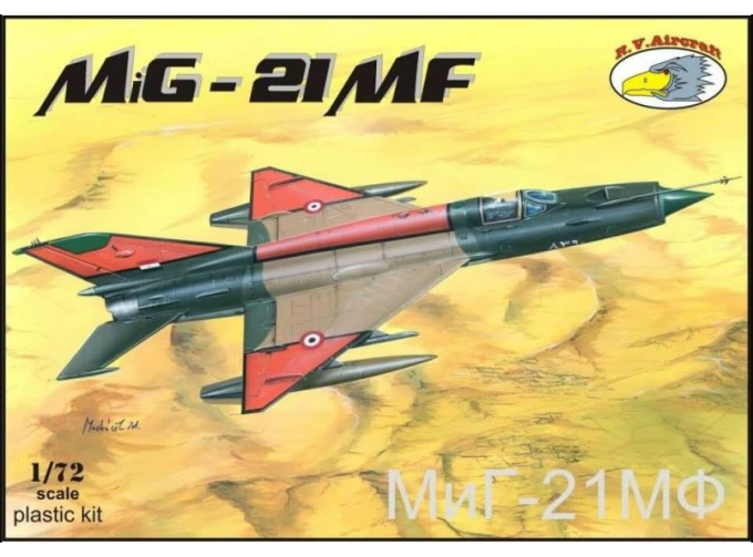 Сборная модель МиГ-21МФ / Mikoyan-Gurevich MiG-21MF