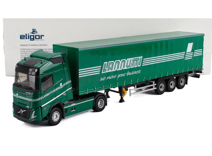 VOLVO Fh 500 Aero Truck Telonato Lannutti Transports (2024), Green