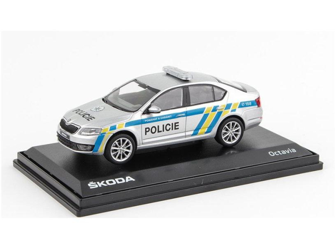 SKODA Octavia III Police Czech Republic (2012), silver