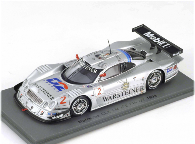 MERCEDES-BENZ CLK LM #2 FIA GT (1998), silver