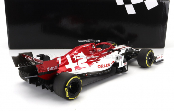 ALFA ROMEO F1 C39 Team Racing Orlen №7 Austrian Gp (2020) Kimi Raikkonen, White Red Met