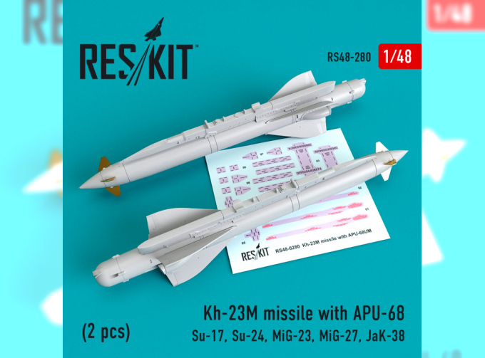 Управляемые ракеты Х-23М с АПУ-68 (2 шт.)