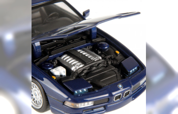 BMW 850i E31 (1998), blue metallic