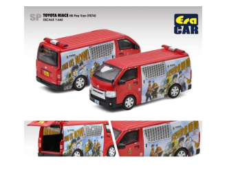 TOYOTA Hiace Van (F874) HK Fire Department, red / graphics