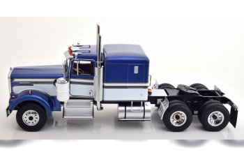 KENWORTH W900, blue metallic white