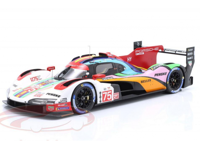 PORSCHE 963 #75 Multi-colour 24h LeMans Mathieu Jaminet, Felipe Nasr, Nick Tandy (2023)