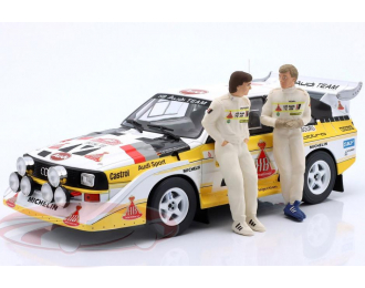 AUDI Sport Quattro S1 E2 4th Rallye Monte Carlo Walter Röhrl, Christian Geistdörfer (1986)