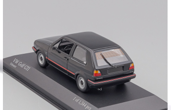 VOLKSWAGEN GOLF GTI – 1985 – BLACK L.E. 1344 pcs. časopis s modelem