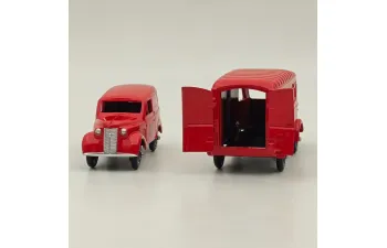 RENAULT 1000kgs and Dauphine Set Belgium Post, red