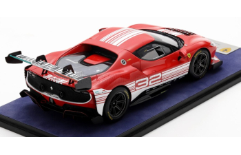 FERRARI 296 GT3 3.0L TWIN TURBO V6 Challenge №32 Finali Mondiali Mugello Italy (2023) - Con Vetrina - With Showcase