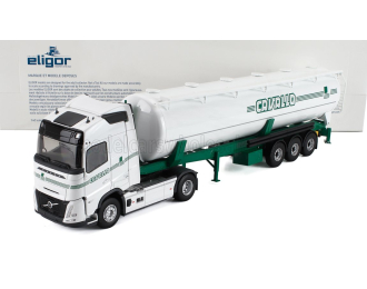 VOLVO Fh 500 Aero Tanker Truck Cavallo Transports (2024), White Green