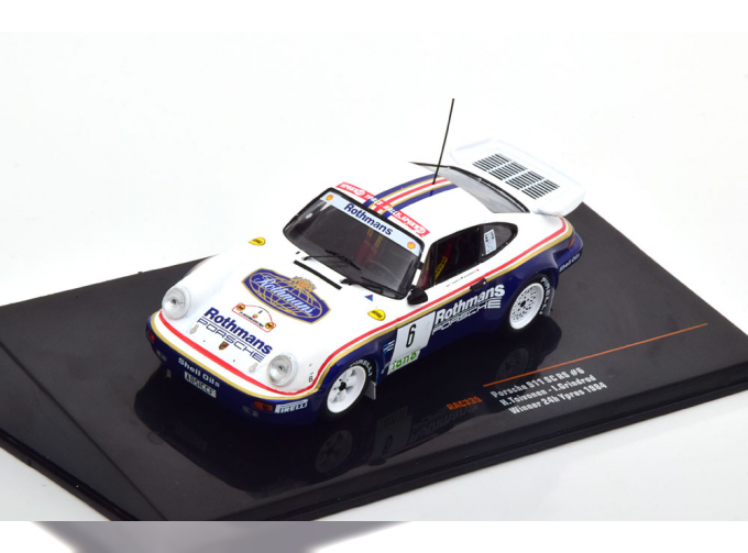 PORSCHE 911 SC RS (954) #6 "Rothmans Porsche Rally Team" Toivonen/Grindrod победитель Ypres 24 Hours Rally 1984